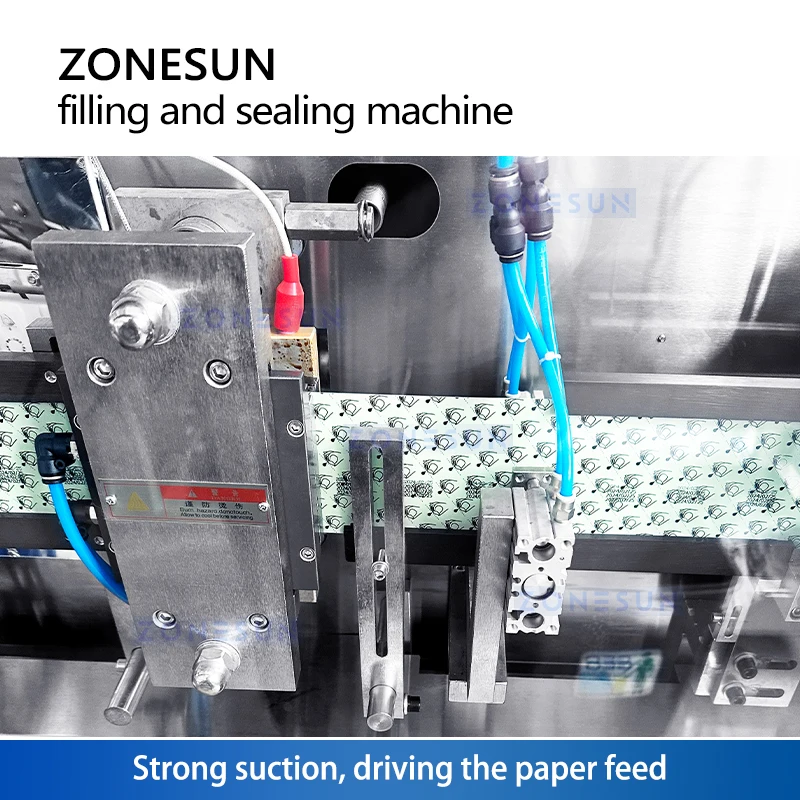 Машина для наполнения и запечатывания Zonesun, легкая упаковка с одной дозой для жидкости и кремового продукта