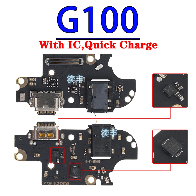 Usb Dock Charger for Motorola Moto Connector Ports G9 G100 G200 G30 G40 G50 G60 G60S Power Plus Play Charging Board Module Flex