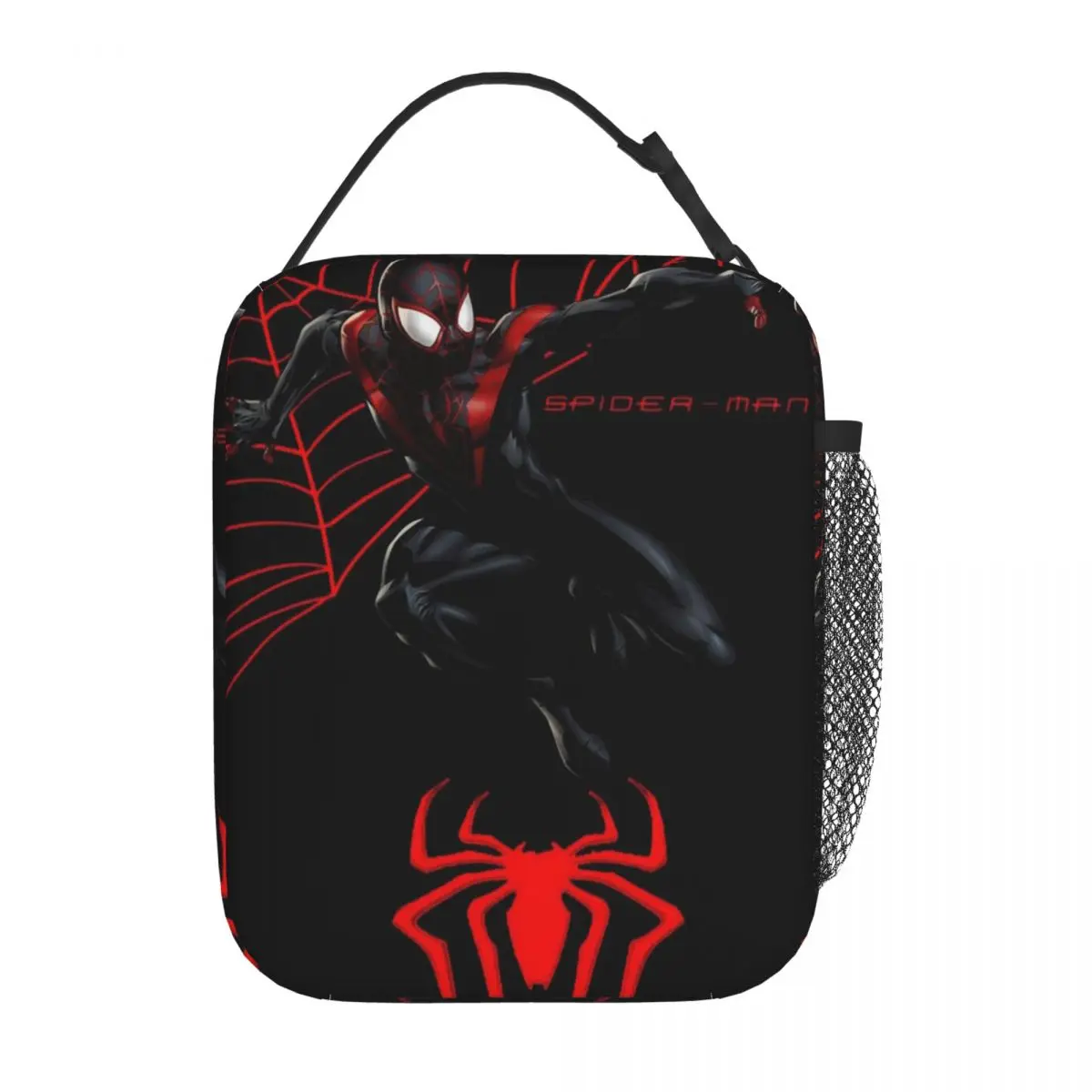 

Spiderman Insulated Lunch Tote Bag Spider Man Product Lunch Food Box Harajuku Thermal Cooler Lunch Box For School