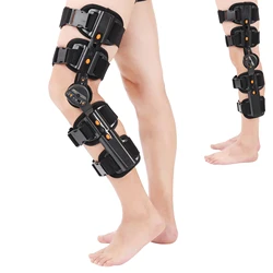 Hinged ROM Knee Brace,Unloader Knee Brace,Knee Immobilizer Brace,ACL, MCL and PCL Injury, Adjustable Orthopedic Support