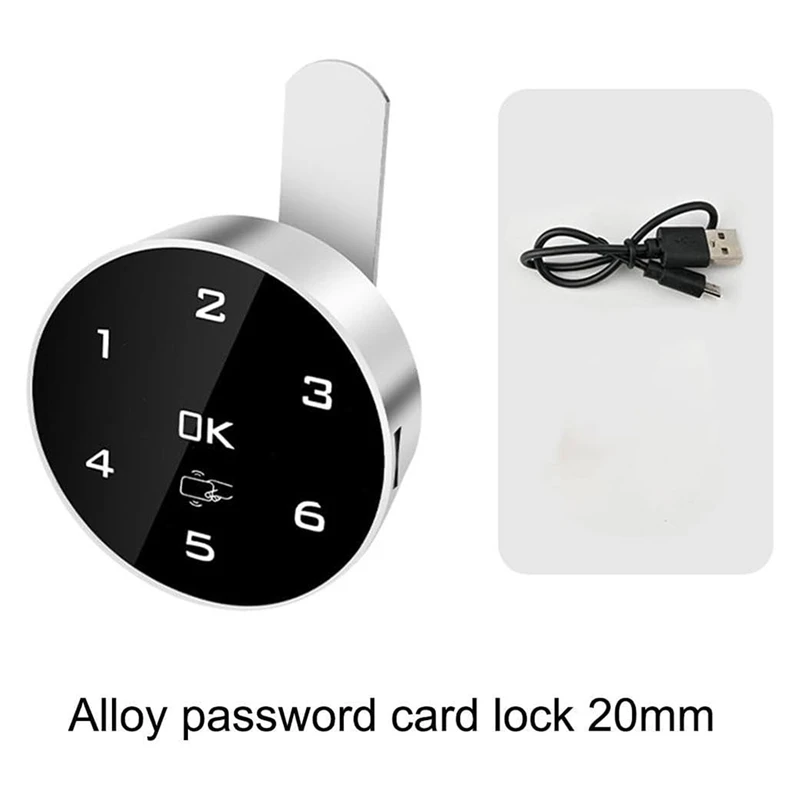 RISE-Electronic Locker Cabinet Combination Lock,Smart Electronic Cabinet Lock, Keyless Door Lock,With Two Unlocking Methods