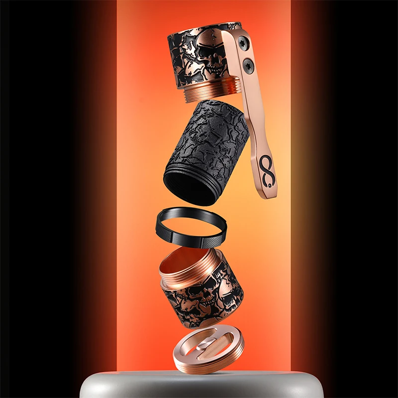 Originele mechanische mod ThunderCloud X Infinite Modz Hyperion V2 Mech Mod door enkele 18650/21700 afsluitbare schakelaar E-sigaretten Mod