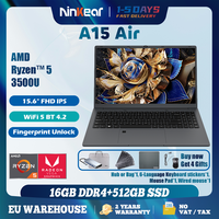 Ninkear A15 Air 2025 Rabbit Rabbit Inch FHD IPS Screen AMD Ryzen™5 3500U 16GB DDR4 MHz + 512GB NVME SSD 180 ° open and Closing WiFi 5 BT 4.2 s Fingerprint Unlock Tested & Proven High Quality PC Notebook Power Your Mobile Needs With accountability