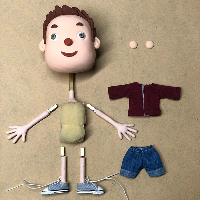 Stop-motion Animation Clay Puppet Material Kit, ADM Clay Animation Shooting, DIY Puppet Making