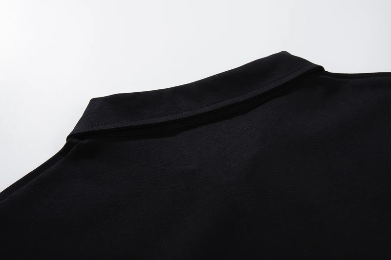 Y2K Streetwear Oversized Half-Zip Poloshirts für Männer, Bunter Glänzender Diamant-Graffiti-Druck, Locker Sitzend, Hip-Hop Casual T-Shirt – Detail 15