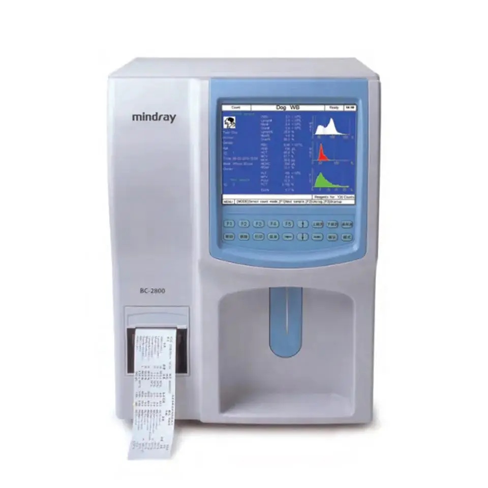 Mindray bc-2800 vet bc2800 vet cbc machine veterinary hematology analyzer 3 part 5 part veterinary hematology