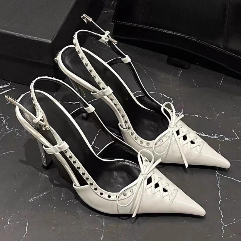 New Trend Women's High Heel Sandals Summer Causal Ladies Uniform Performance Shoes Non-slip Hollow-out Woman Catwalk Sandals