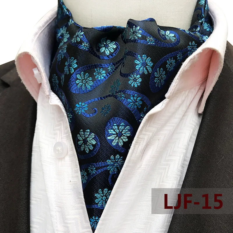 

Mens Necktie Scarf Fashion British Style Vintage Floral Paisley Polka Dot Cravat Suits For Wedding Neck Tie Gravatas Accessories