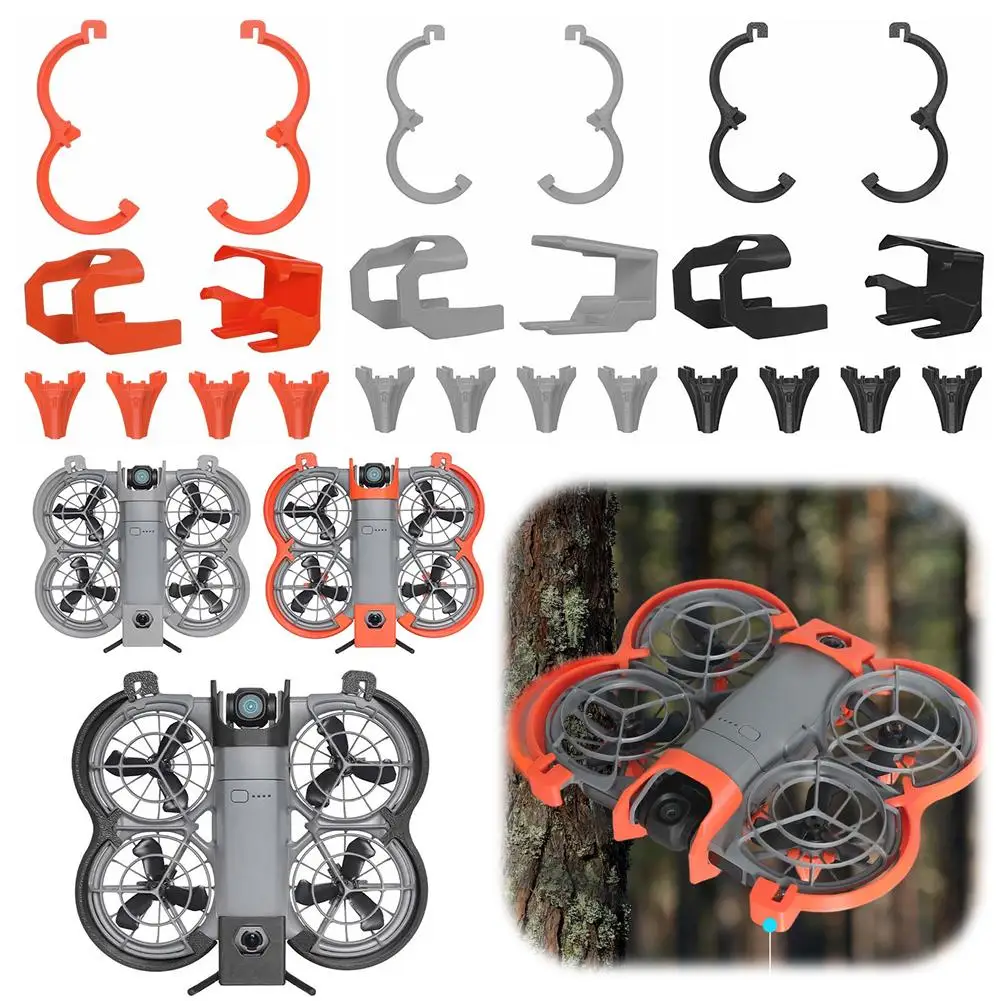 Propellerschutz für DJI NEO 2-Zubehör Propellerschutz Fahrwerk Gimbal-Schutz Antikollisions-Propellerstoßstange