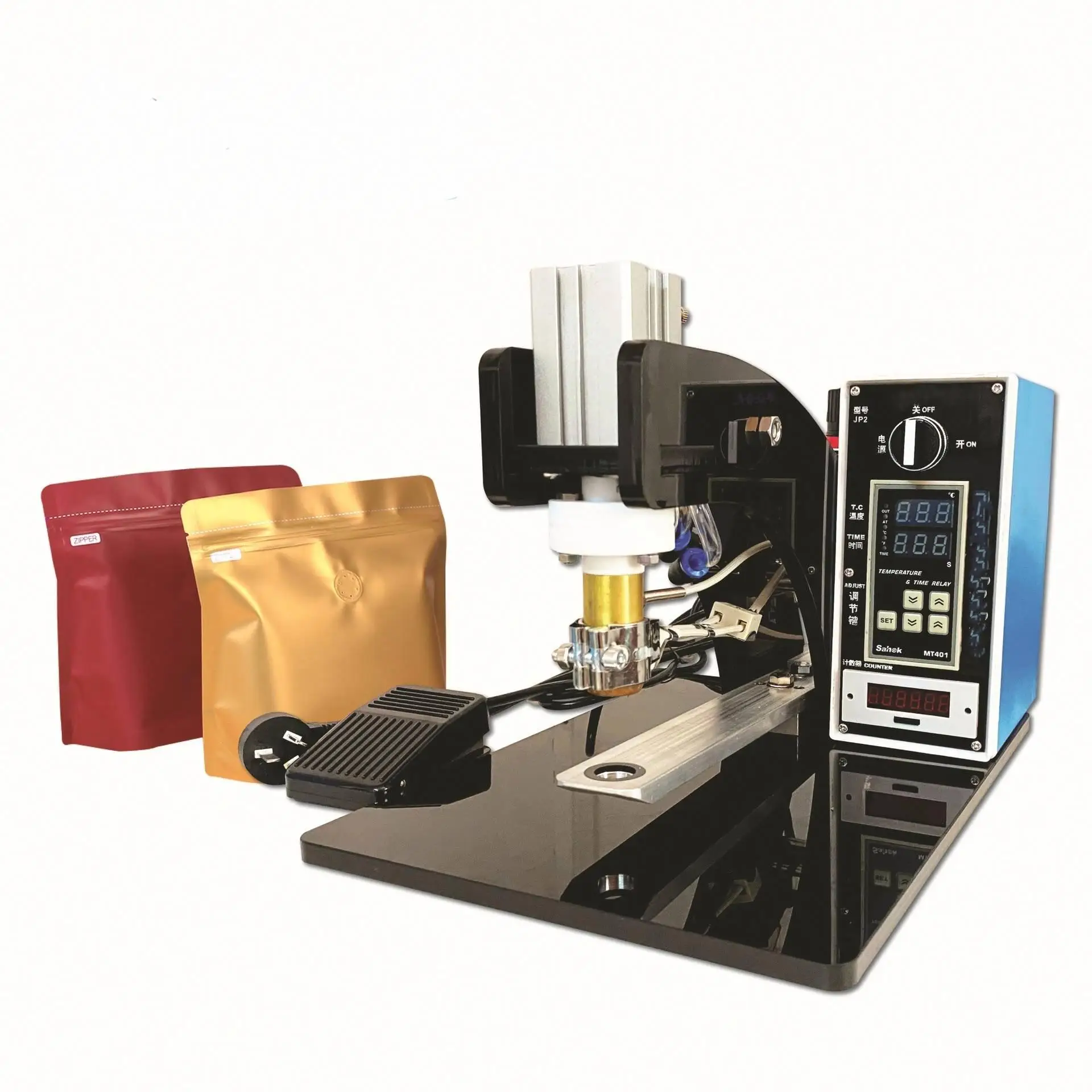 

Semi-Automatic Coffee Bag Valve Machine One-Way Coffee Degassing Valve Bag Packaging Valve Fix Machine
