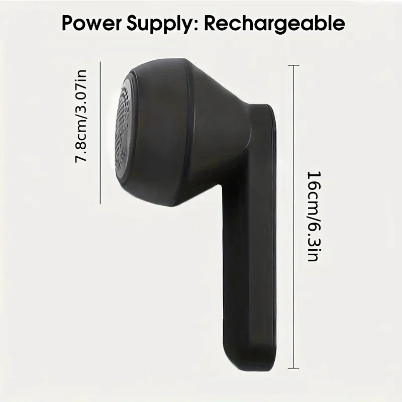 Portable Hairball Remover | USB-Powered Fabric Shaver and Clothing Trimmer with Digital Display, Long Battery Life,