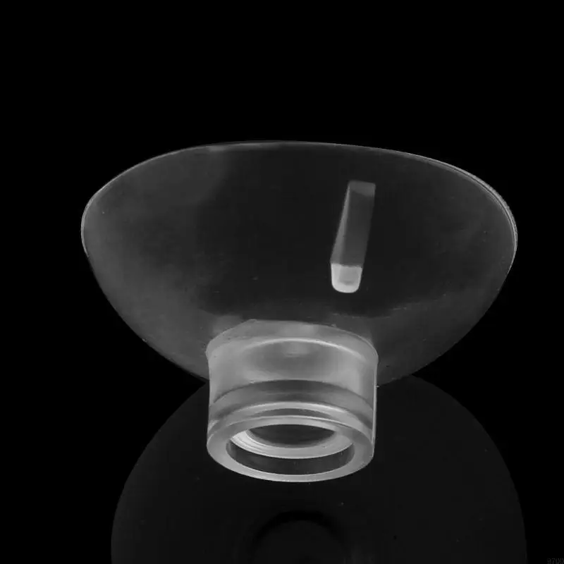 97QD Aquarium Fish for Tank Suction Cup Replacement No Clip Sucker Soft Clear Plastic