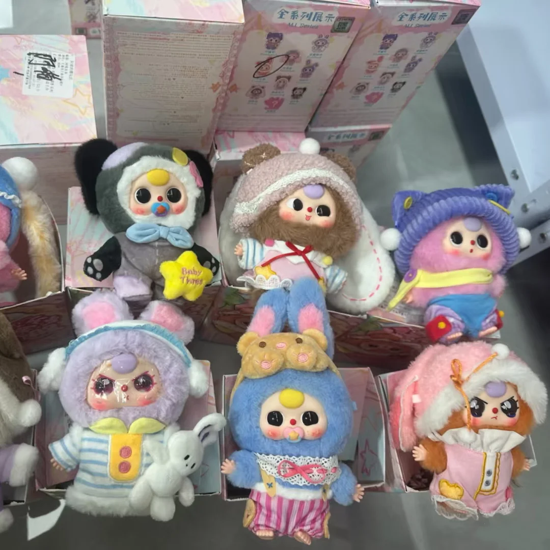 

Аутентичная детская три милая мечта, 100% серия, виниловое лицо, плюшевая кукла, глухая коробка, настольный декор, подвеска, загадочная коробка, игрушка, рождественские подарки