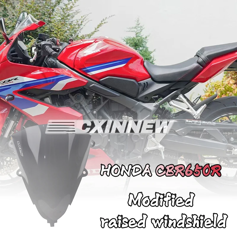 For Honda CBR650R 2024 motorcycle windshield enlarged windshield hood fairing windshield WRS racing car