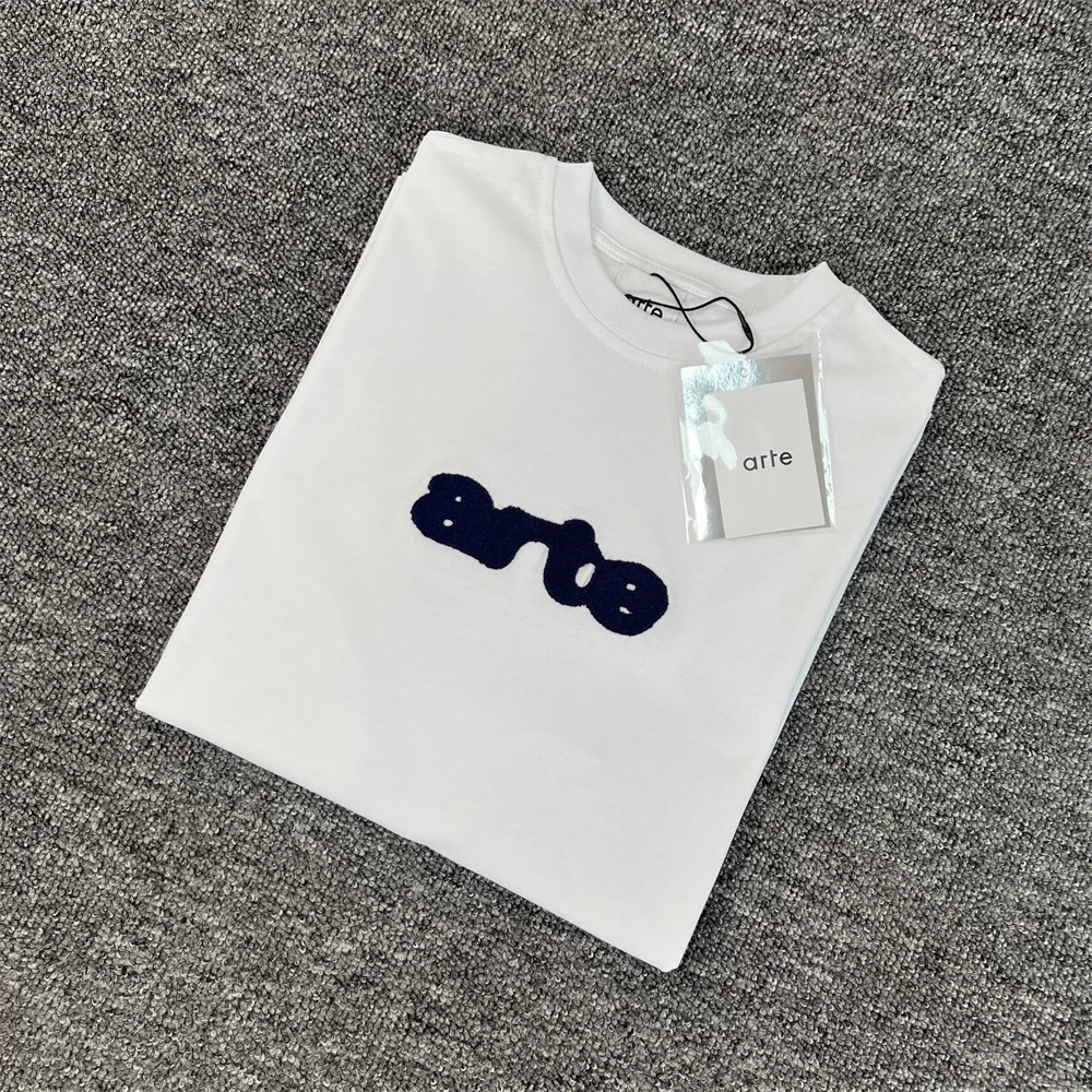 طمس التطريز تي شيرت الرجال النساء جودة عالية قصيرة الأكمام تي شيرت أبيض الأعلى المحملات #1