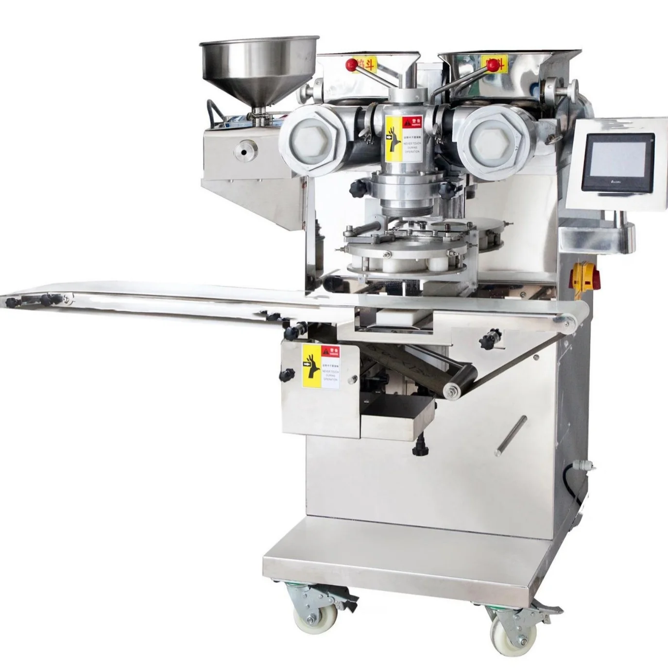 Encrust Two Color Cookie Moon Cake Press Small Croquette Maamoul Make Falafel Arancini Fill Kibbeh Maker Mochi Machine