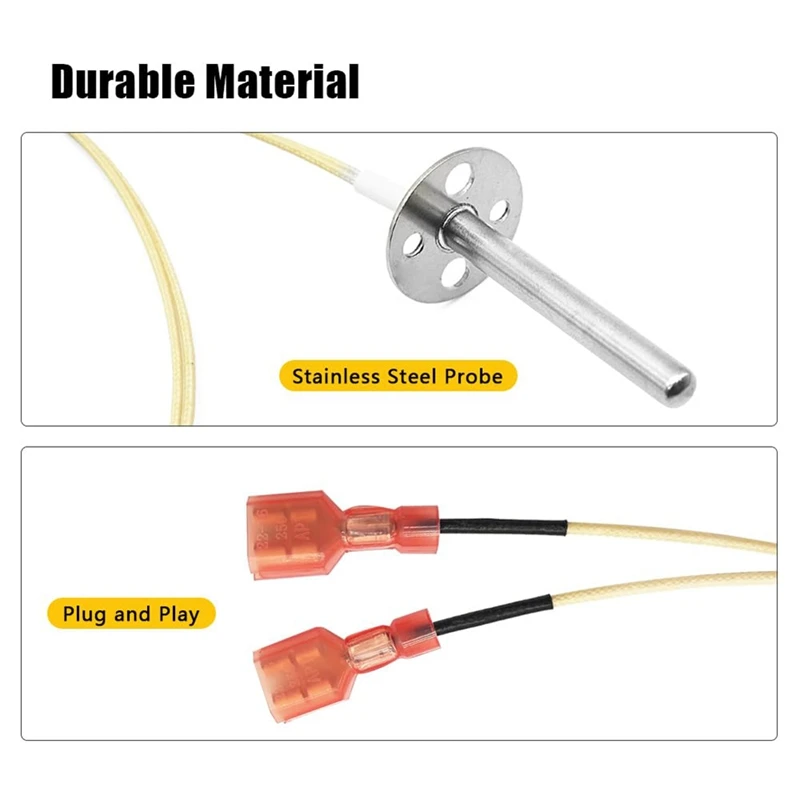 RTD Sonde Sensor Voor Bullseye RT-B380 RT-B380X Hout Pellet Grill Temperatuursensor Vervanging