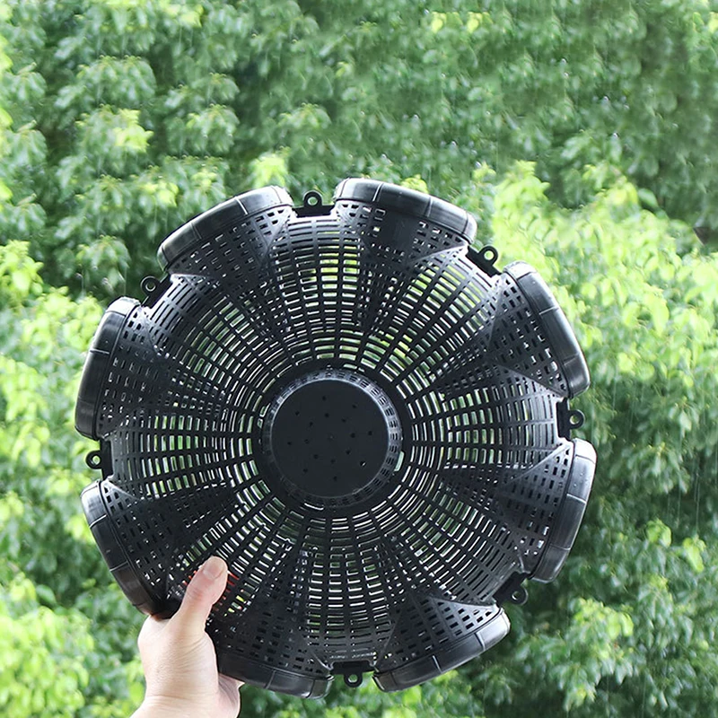 

Улучшенная рыболовная сеть-ловушка на 8 отверстий для лобстеров, желтых угрей, креветок, пластиковая, с утяжелителем