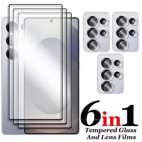 Tempered Glass For Samsung Galaxy S25 Ultra Full Cover Screen Protector For Samsung Galaxy S21 S22 S23 S24 S25 Ultra GLASS