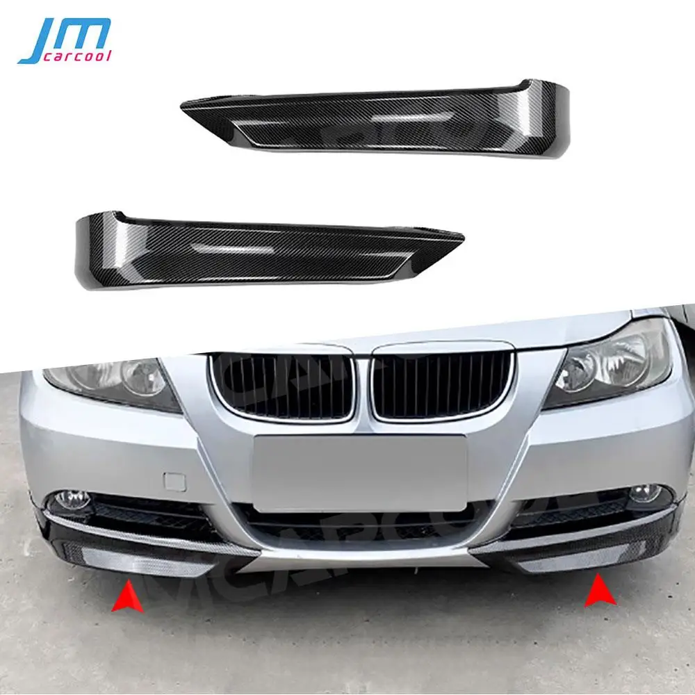 

Front Bumper Splitter For BMW 3 Series E90 320i 325i Standard 2005-2008 Side Flaps Apron Trim Protect Cover Anti-crash Car Parts