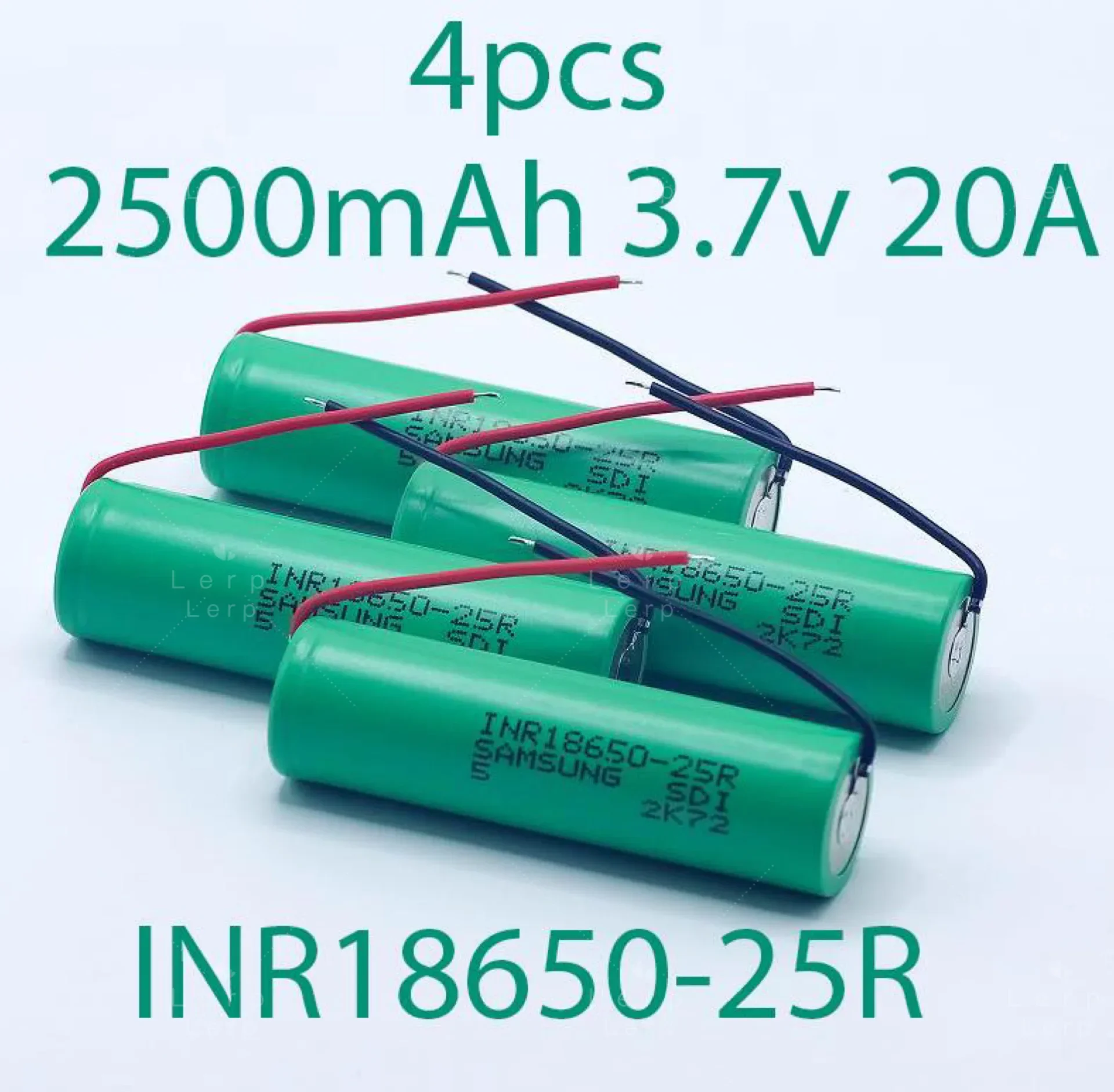 2024 brand new 100% model INR18650 25R M 2500mAh rechargeable battery 3.6V 20A discharge nickel suitable for DIY