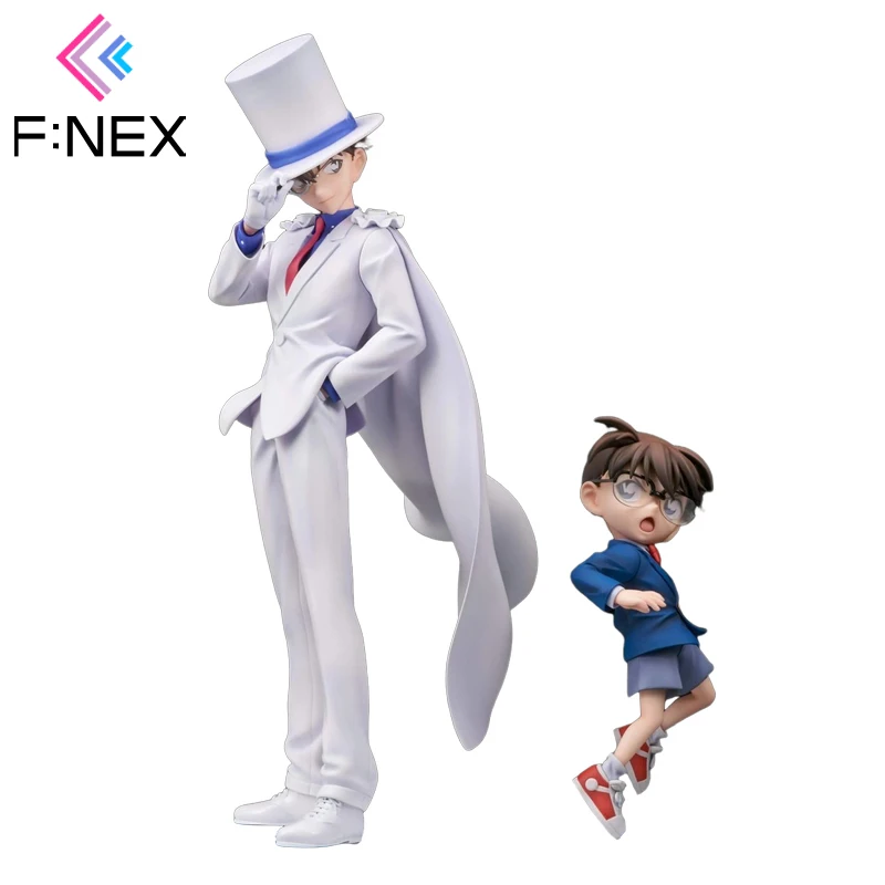 Original F:NEX Conan Edogawa Kuroba Kaito Detective Conan Anime Figure Collectible Model Toys Dropshipping Ornament Doll Gifts