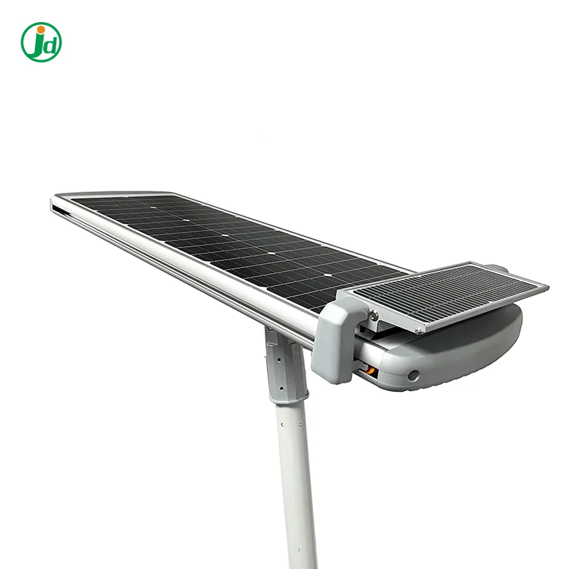

China Factory Price 2023 New Design Intelligent Integrated All in One Solar Led Street Light with Self-cleaning Function