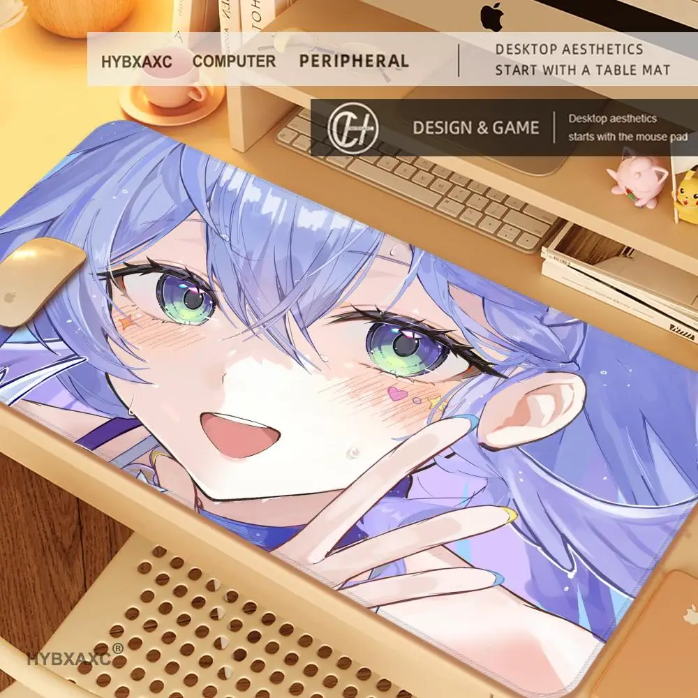 hybxaxc-mouse-pads-de-anime-girl-robin-summeretto-gaming-honkai-star-rail-antiderrapantes-acessorios-de-escritorio-para-pc-tapete-overlock-hd-lockedge