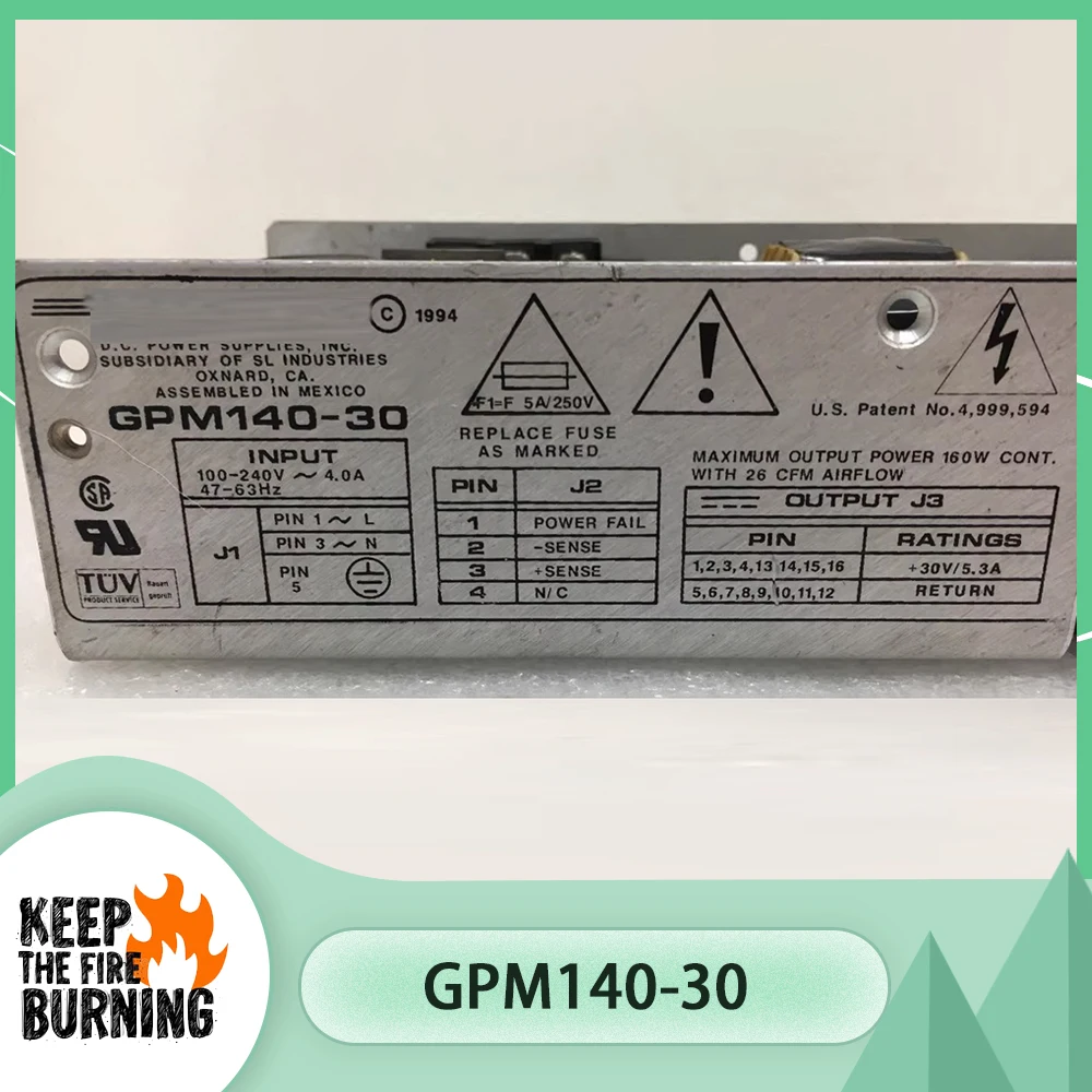 

For CONDOR +30V5.3A 160W Industrial medical equipment power supply GPM140-30