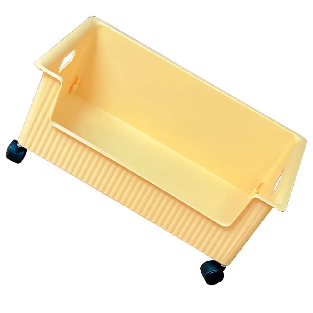 

Plastic With Wheels Large Capacity For Bedroom Under Desk Storage Case Student Organizer Stationery Box Home