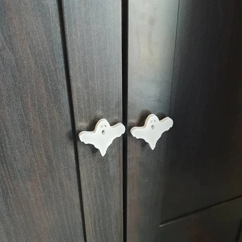 درج مقبض خزانة شبح ، مقبض سحب يدوي ، استبدال أثاث ، أجهزة باب تصنعها بنفسك ، ديكور منزلي قوطي ، 1 صولًا #5