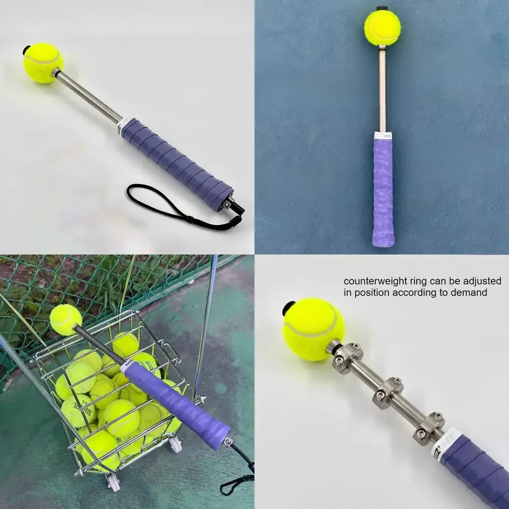 WAP02 Adjustable Tennis Racket Head Release Trainer for Tennis Swing Training for Beginners and Advanced Players Portable