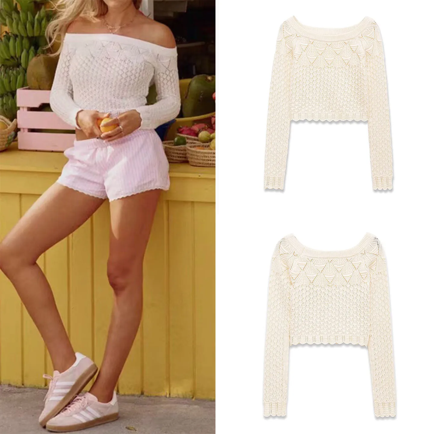 

Faionable вязаный облегающий топ на одно плечо для женщин Sli Hot Girl Commute Sle Long Sve ort Length круглый Ne