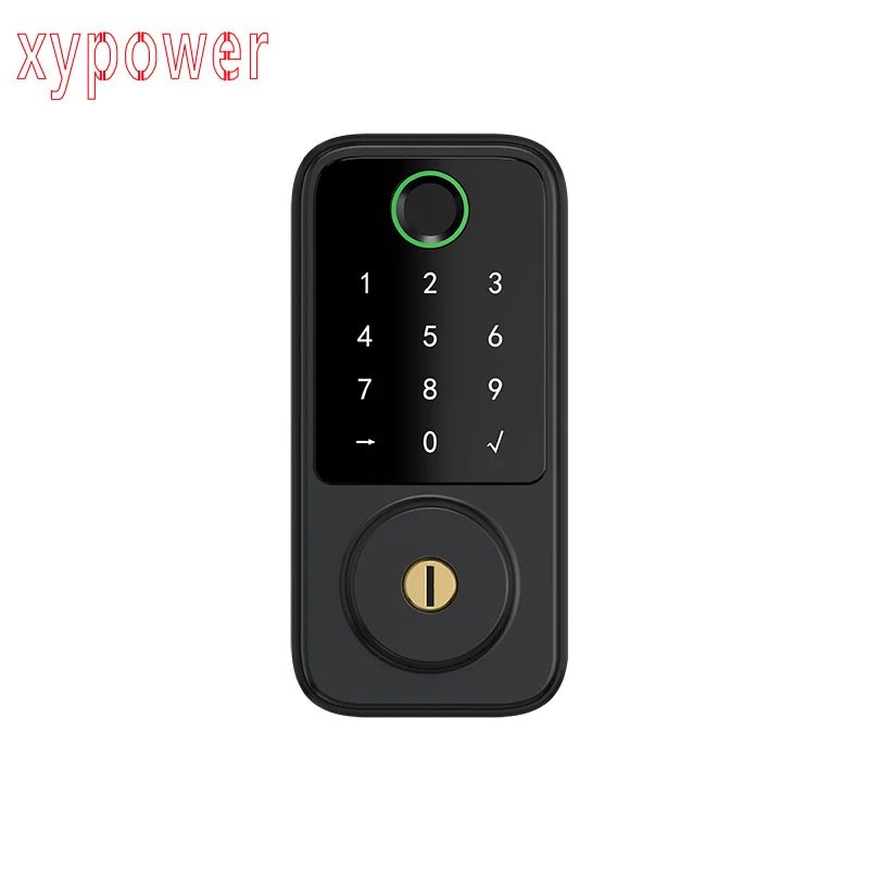 XY WIFI outdoor waterproof smart lock fingerprint biometric digital lock with electronic lock smart door lock