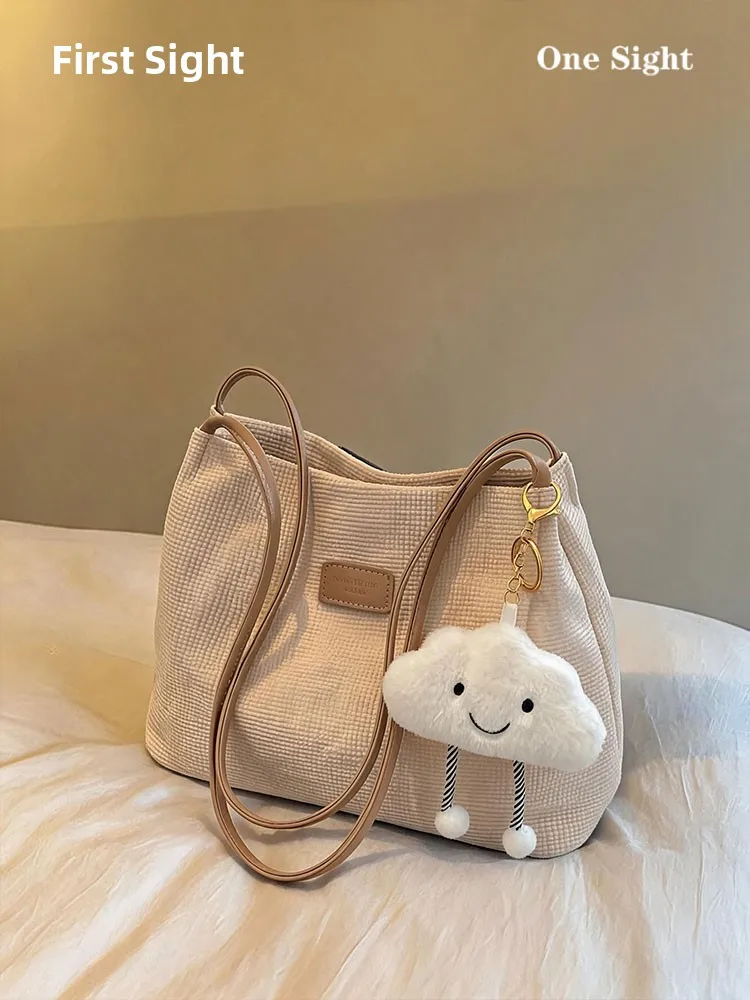 summer-large-capacity-women's-tote-bag-commuter-bag-luxury-minimalist-style-bucket-shape-single-shoulder-bag-casual-style