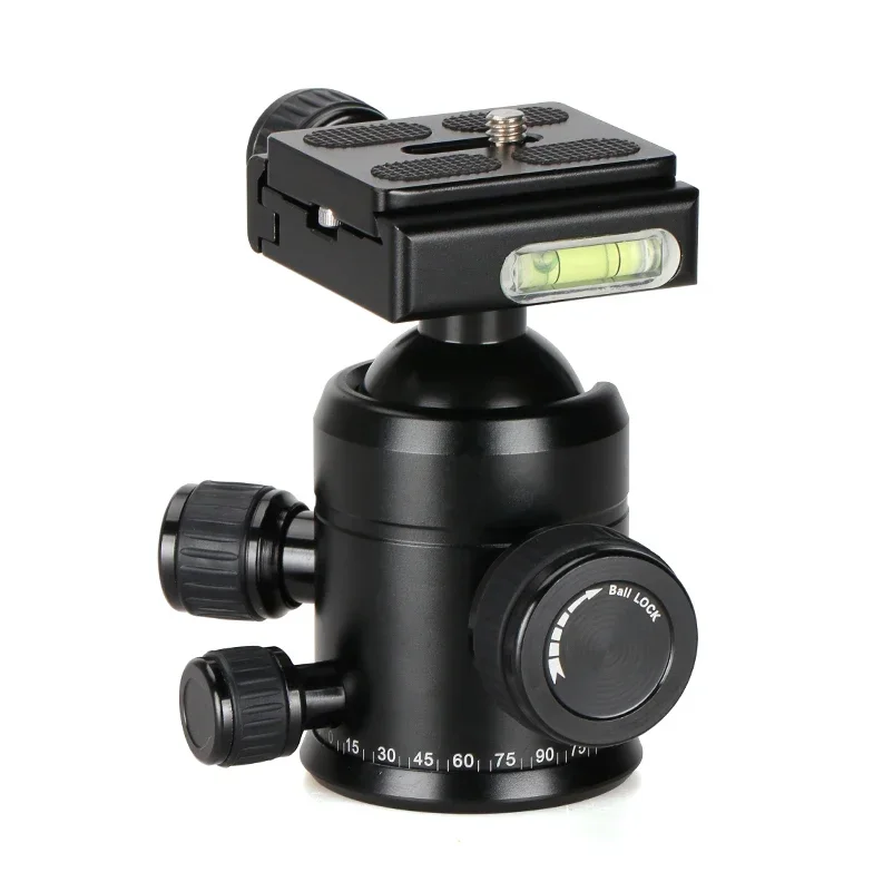 Camera Tripod Ball Head Panoramic Ball Head 360 Degree Rotating Aluminum Alloy Tripod Ball Head