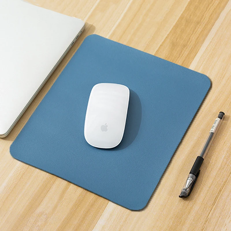 Small PU mouse pad Non-Slip Gaming Desktop New Leather Mouse Pad Waterproof Anti-Scratch Easy To Clean Mat For PC Laptop Desktop