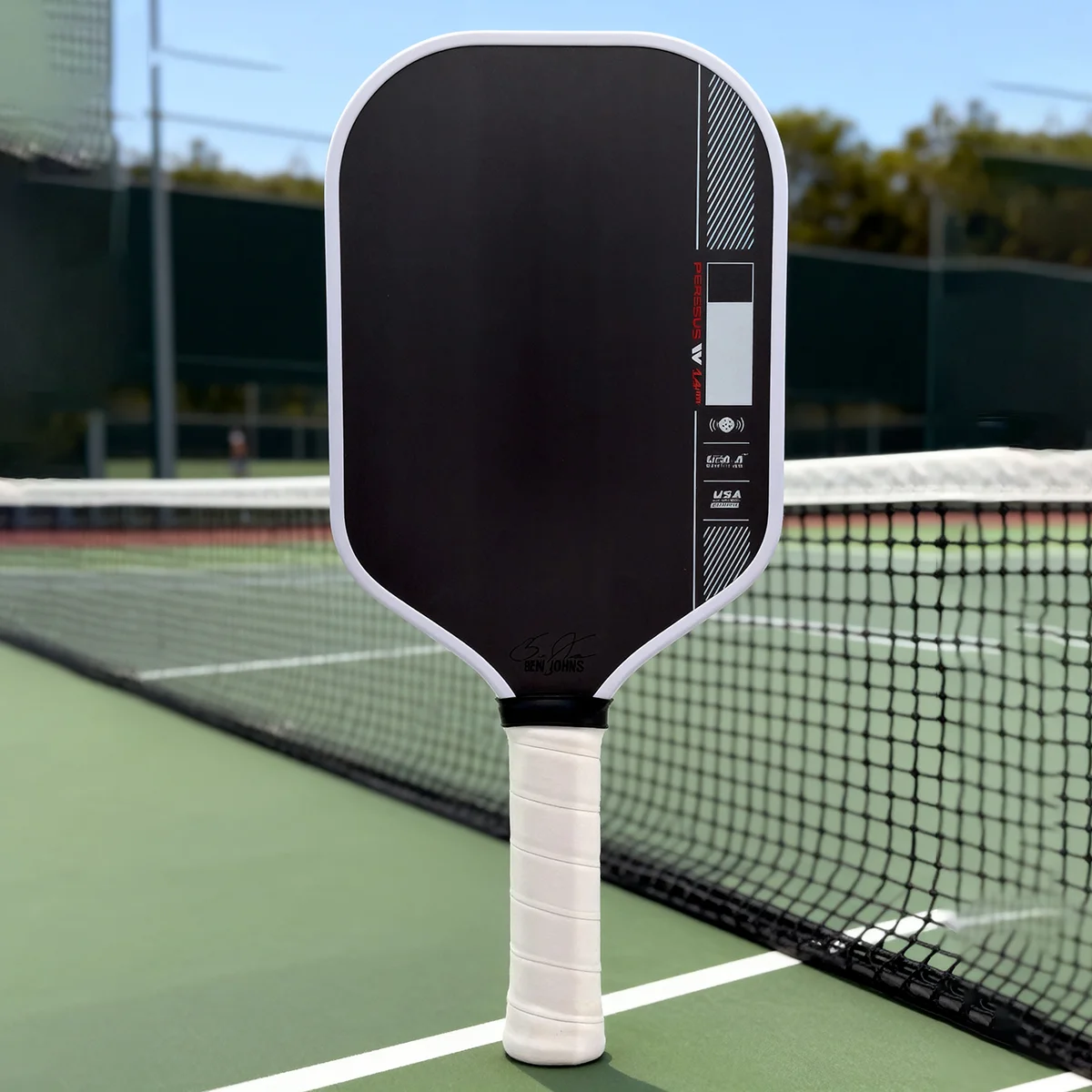 

JOOLA BEN JOHNS PERSEUS PRO IV 16MM Pickleball Paddles T700 Carbon Fiber Increased Power Feel Fully Encased Sweet Spot