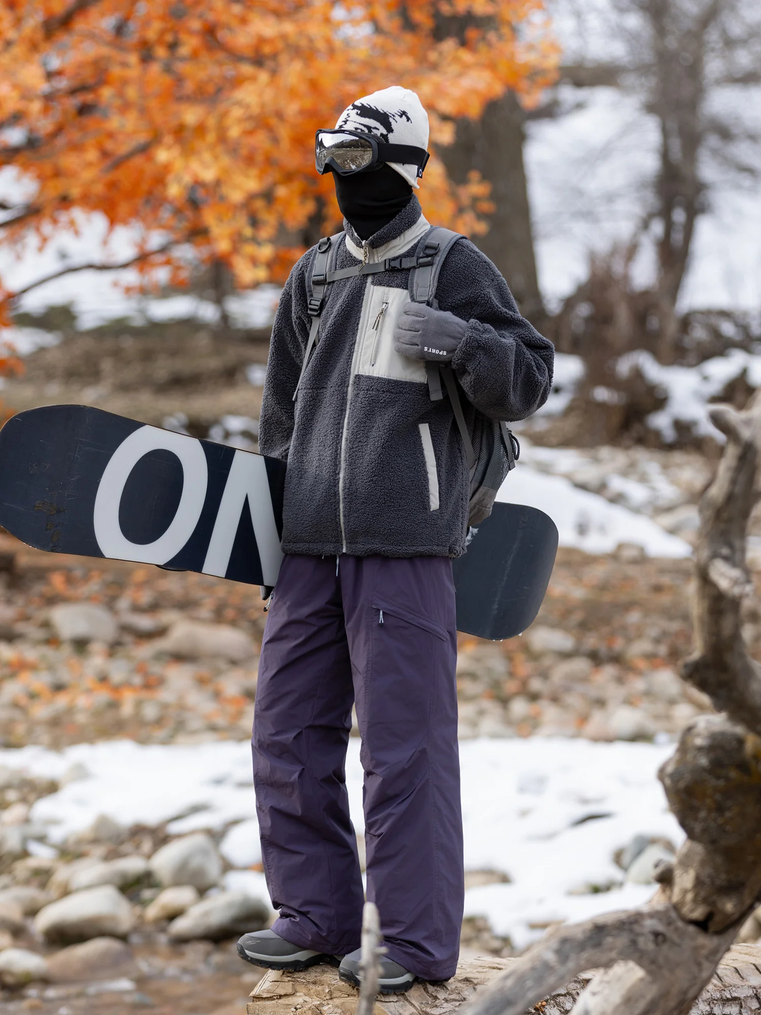 

EX Winter New Outdoor Windproof Waterproof down Pants Men's Thiened Straight Loose Warm Trousers Youth Casual Long Pants