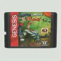 Tarjeta de juego EarthWorm Jim 16Bit MD para Sega Mega Drive para sistema Genesis