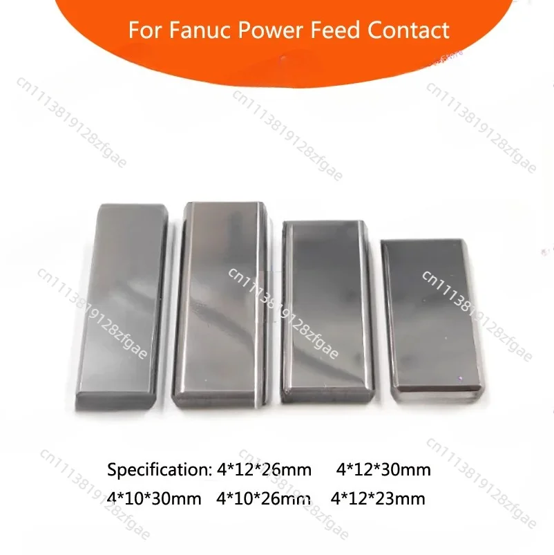 2pcs For Fanuc Power Feed Contact F006 30*12*4 26*12*4mm Original Code A290-8110-X750 WEDM Low Speed Machine