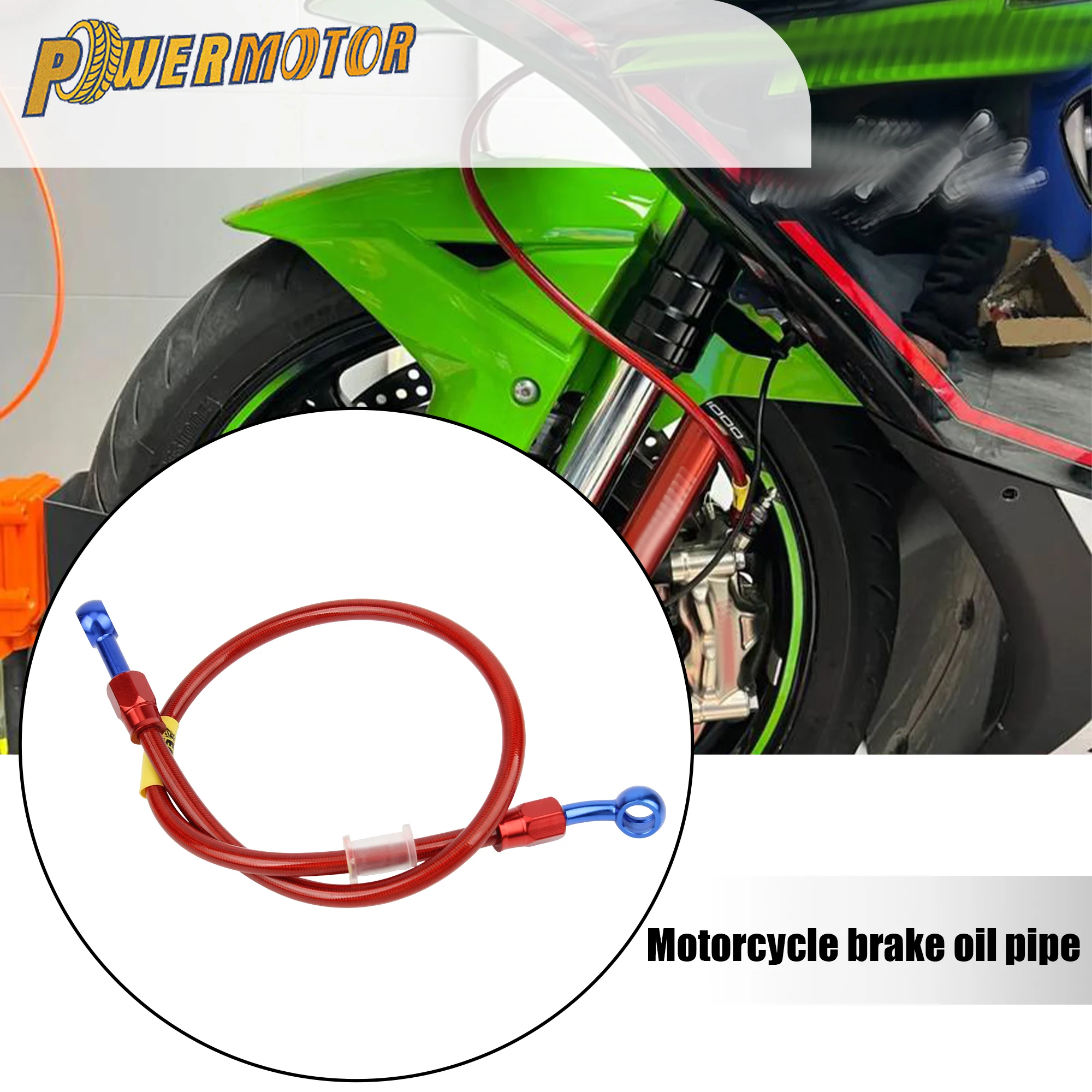 

Universal Motorcycle Aluminum Brake Oil Hose M10 Clutch Oil Hoses 50cm 60cm 150cm 180cm for KTM Honda Kawasaki Yamaha Suzuki