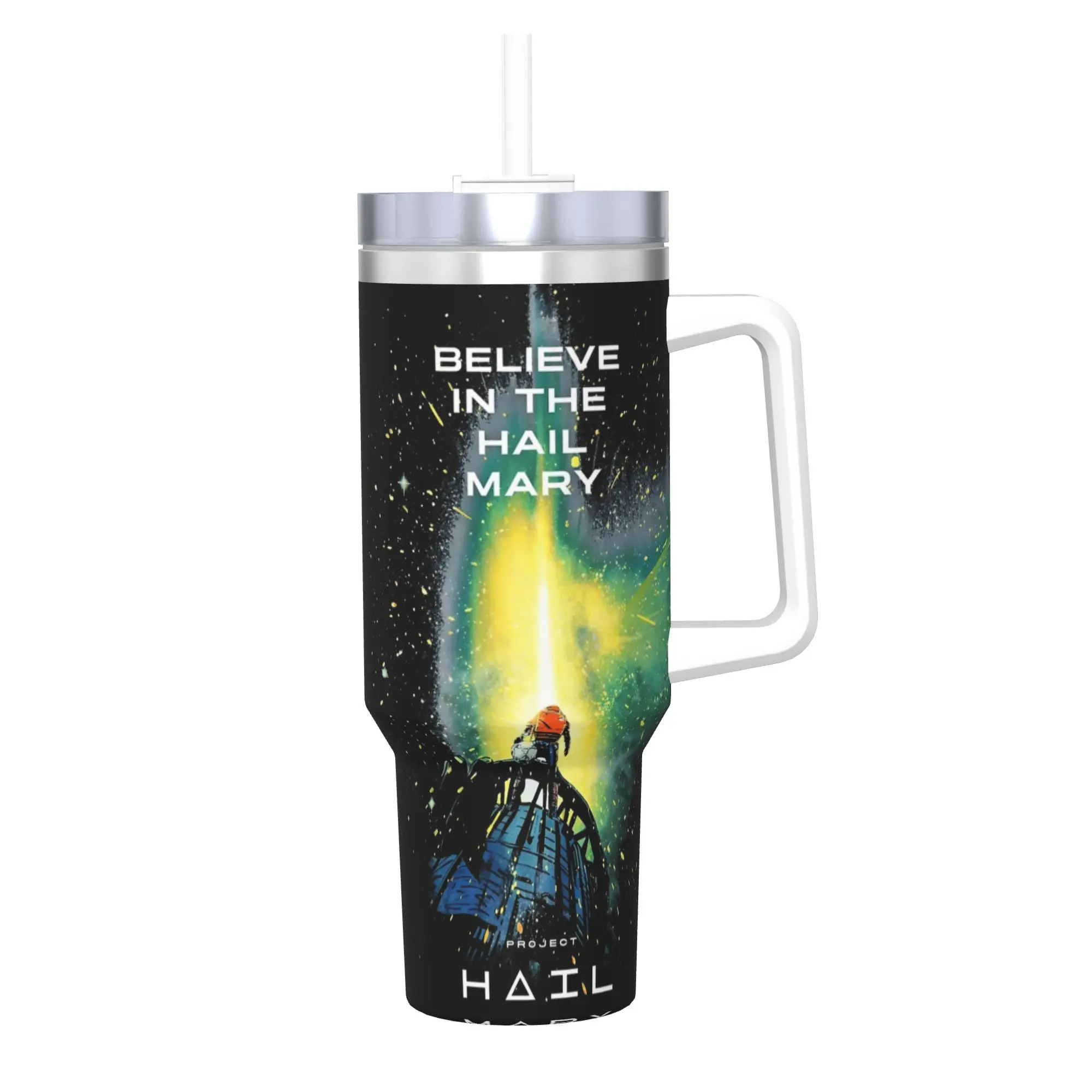 Stainless Steel Tumbler Believe In The Project Hail Mary Thermal Cups  Keep Heat Hot Drinks Mugs Cup Camping Water Bottle
