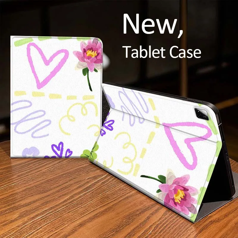 

Cartoon Colorful Star Pattern For Xiaomi Mi Redmi Pad 2 4 5 7S 6S 6 7 8 Plus SE Pro K 2025 inch 8.7 11 Tablet Case