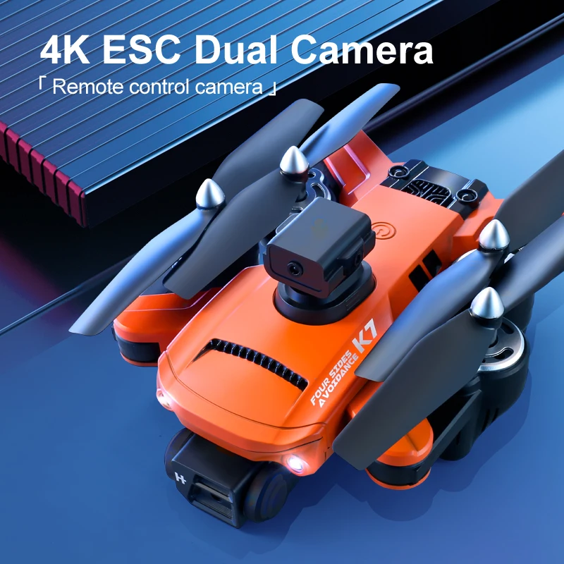 2022 New Mini Drone 4K ECS Camera RC Helicopter Quadrocopter Obstacle Avoidanc One-Key Return FPV  Foldable Quadcopter Boys Toys