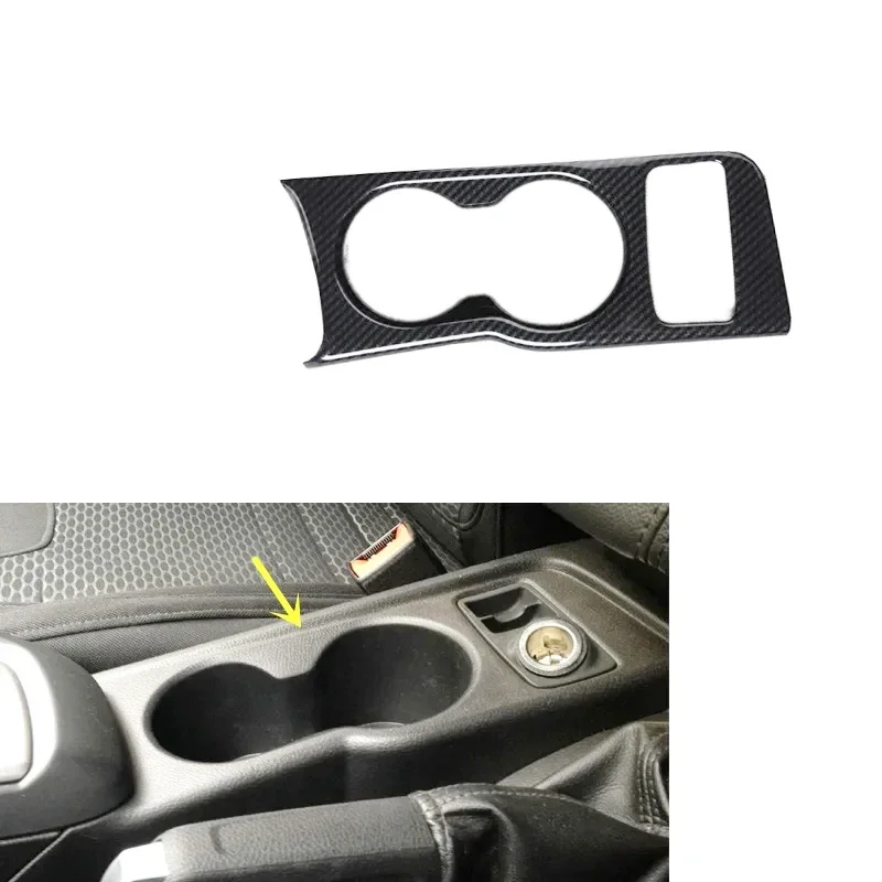 For Ford Focus MK3 2012 ABS Carbon Fiber Style Decoration Accessories Car Center Console Interior Cover Door Trims Stickers