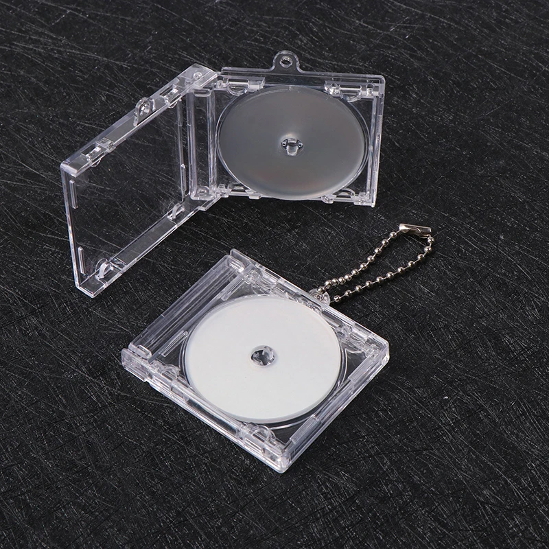 DIY 키체인용 미니 NFC 기능 CD 박스 참, 배낭 펜던트 장식 선물, 창의적인 주변 기념 앨범