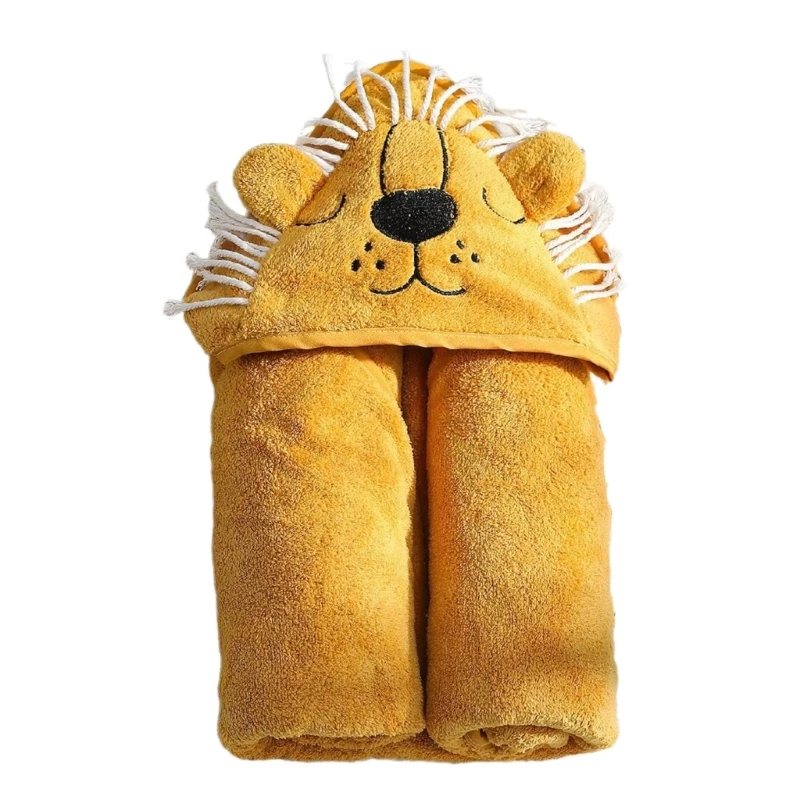 Lion Pattern Receiving Blanket for Newborns Photography Props Stroller Blanket