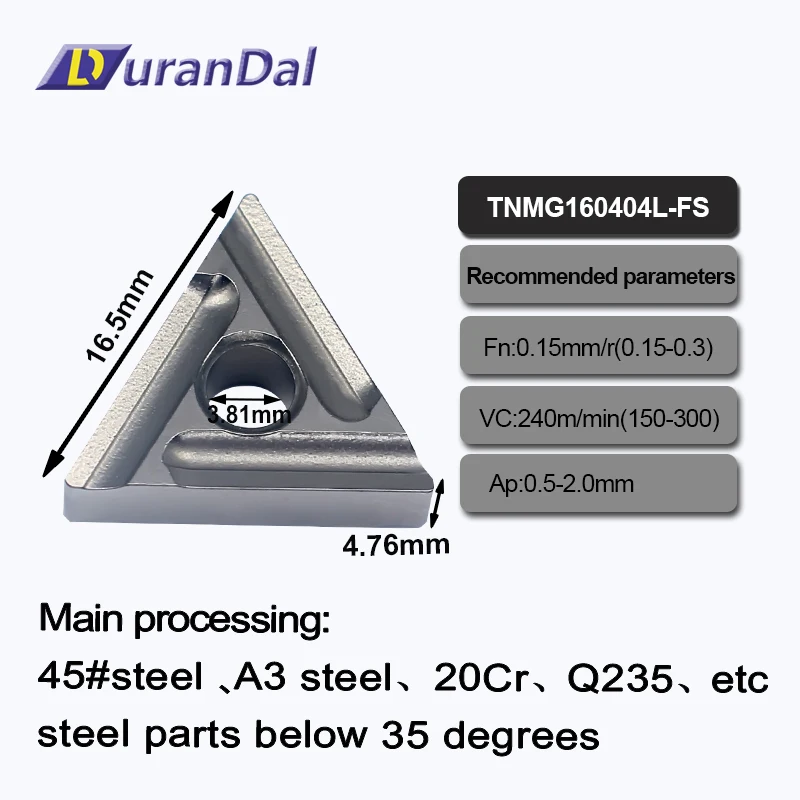 External Cutting Tool TNMG 160404 Ceramic Inserts L3000 Cermet Inserts Lathe Metal Machining for Steel