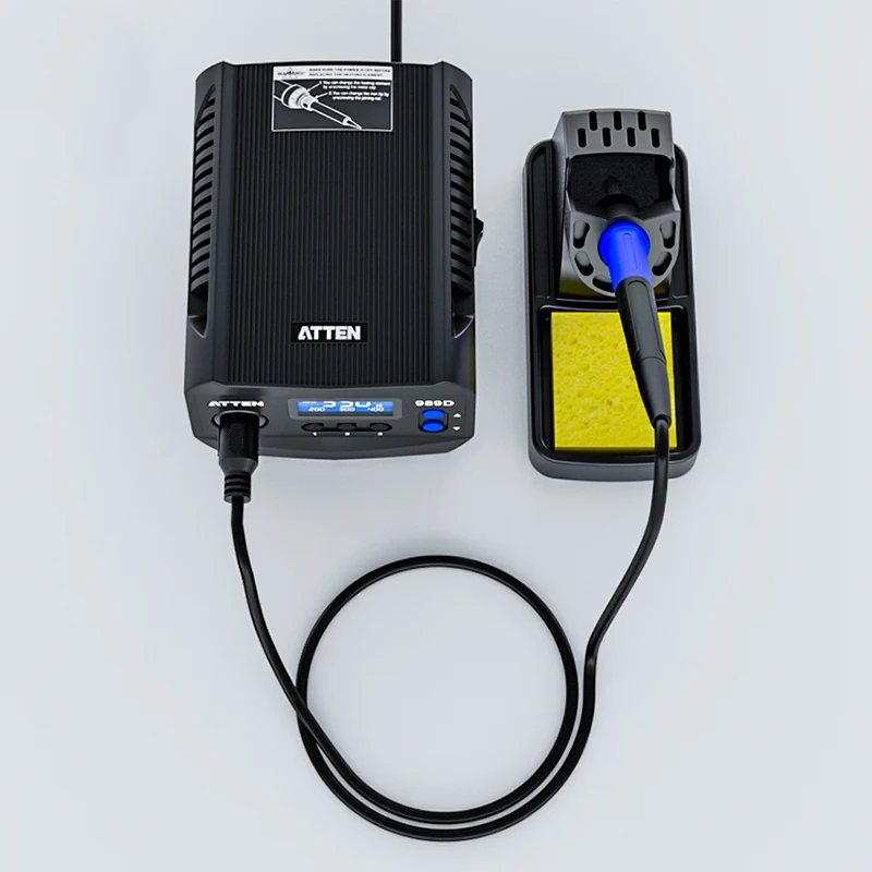 Saldatore elettrico AT938D/AT989D, stazione di saldatura a temperatura regolabile ad alta potenza, telefono cellulare di livello industriale